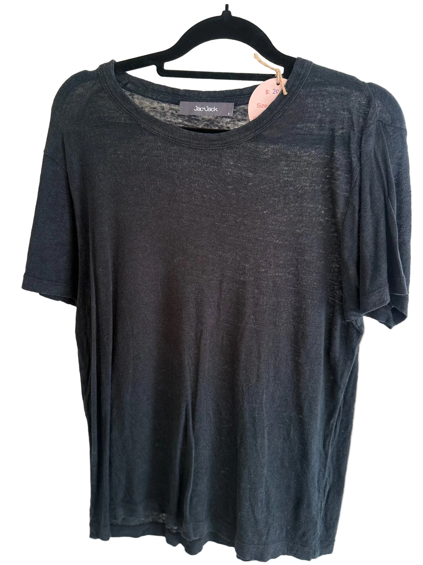 Jac & Jack Navy Tee - Size S
