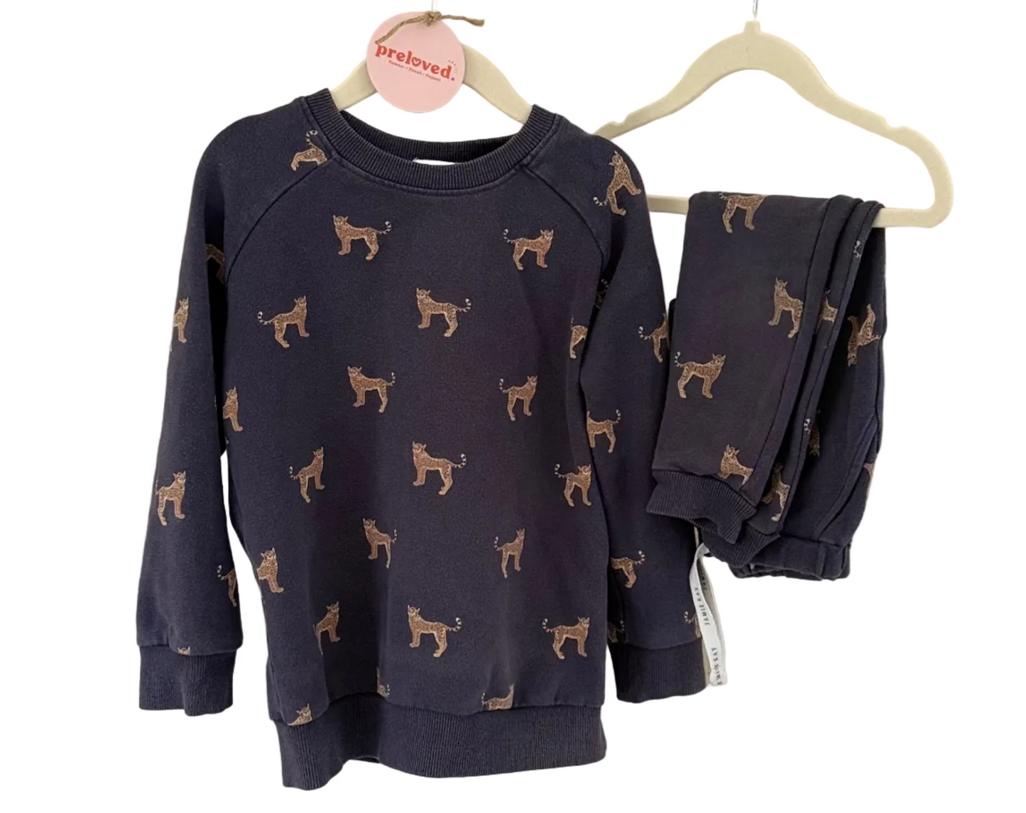 Jamie Kay Leopard Tracksuit Set - Size 3/4