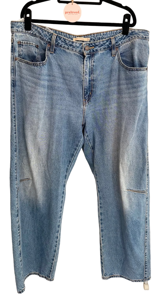 Levis - Blue Baggy Dads - Size 18
