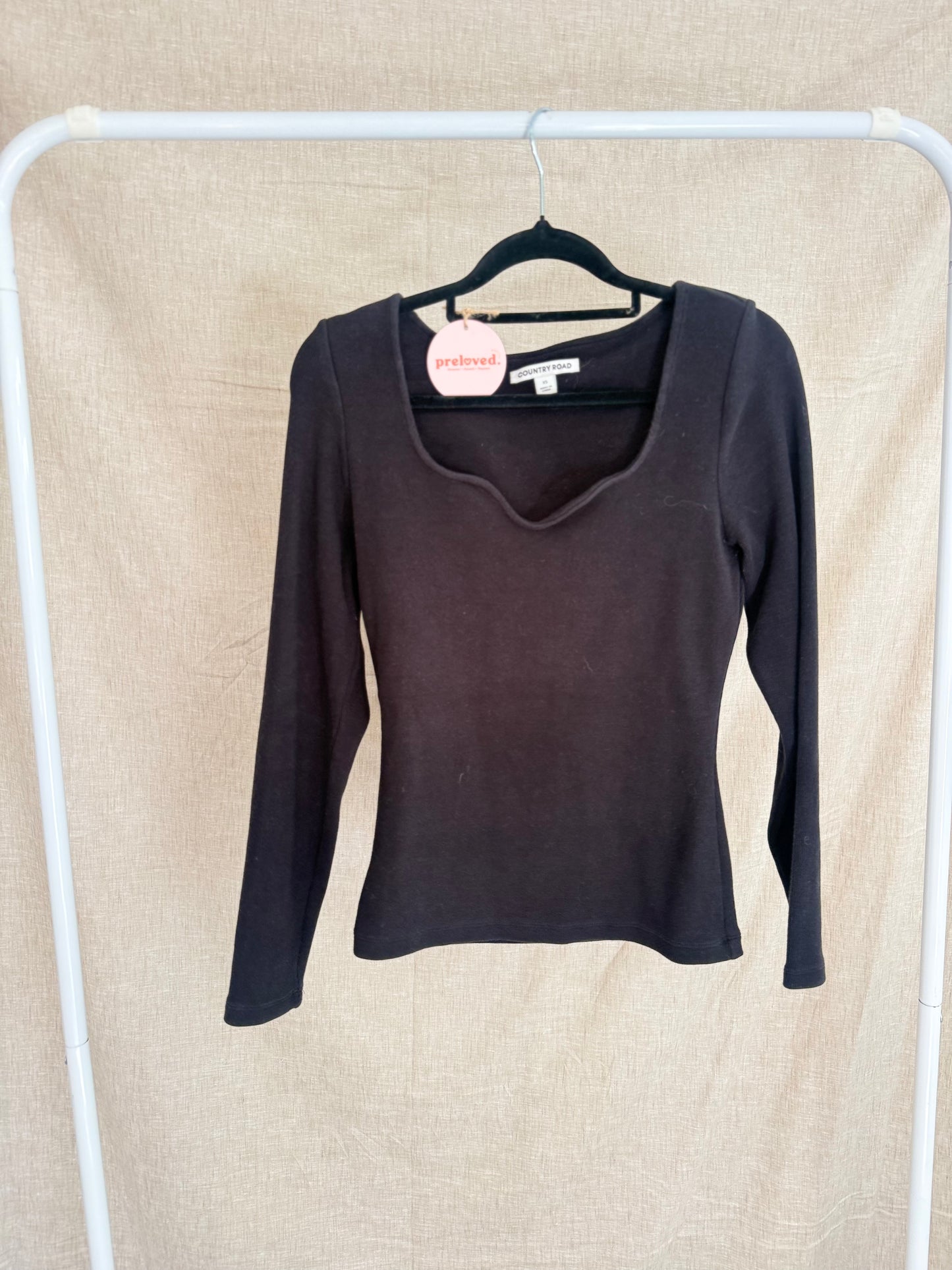 Country Road Black Long Sleeve