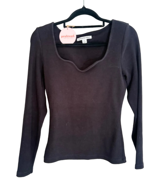 Country Road Black Long Sleeve - Size XS