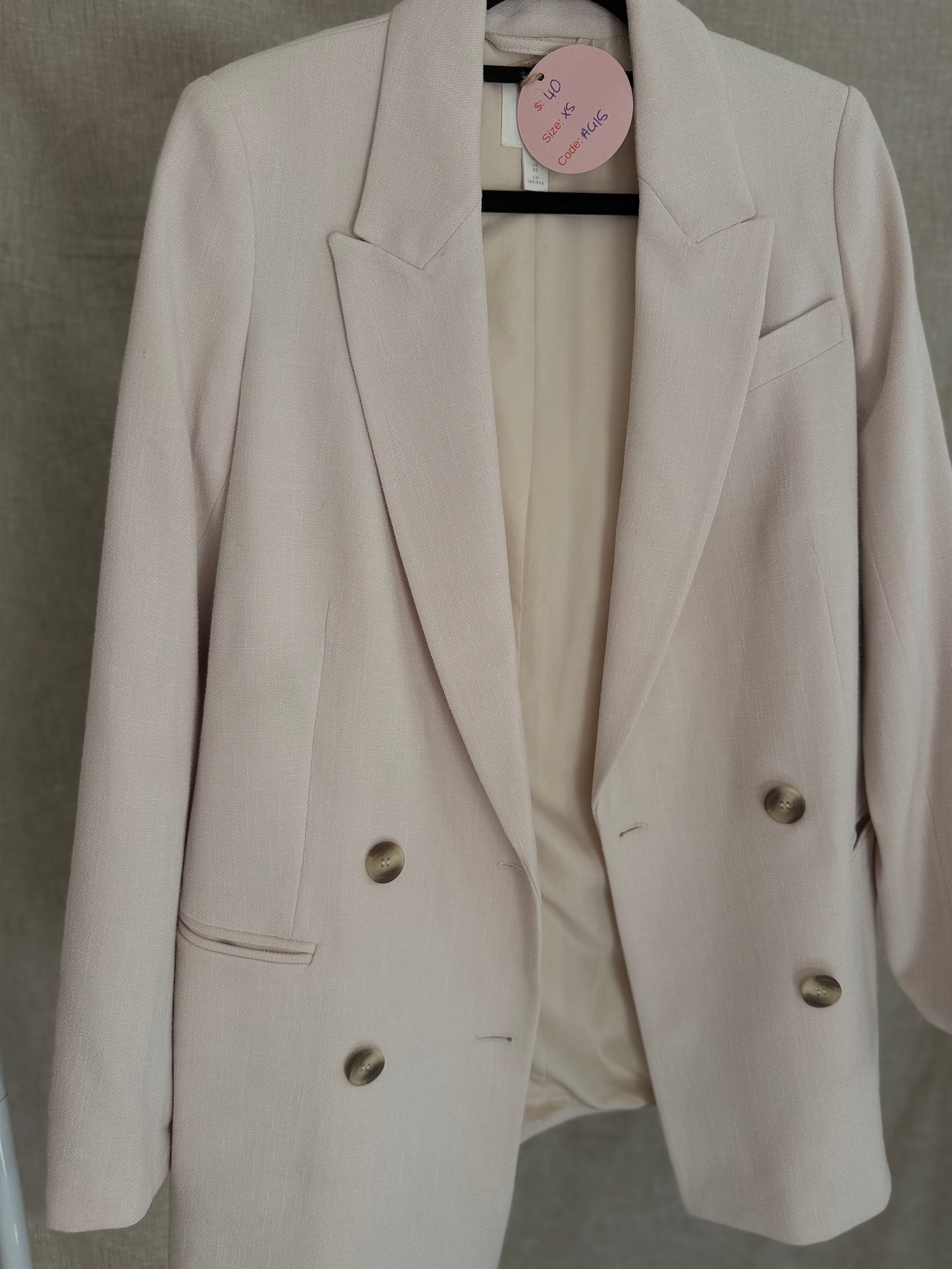 H&M Cream Blazer