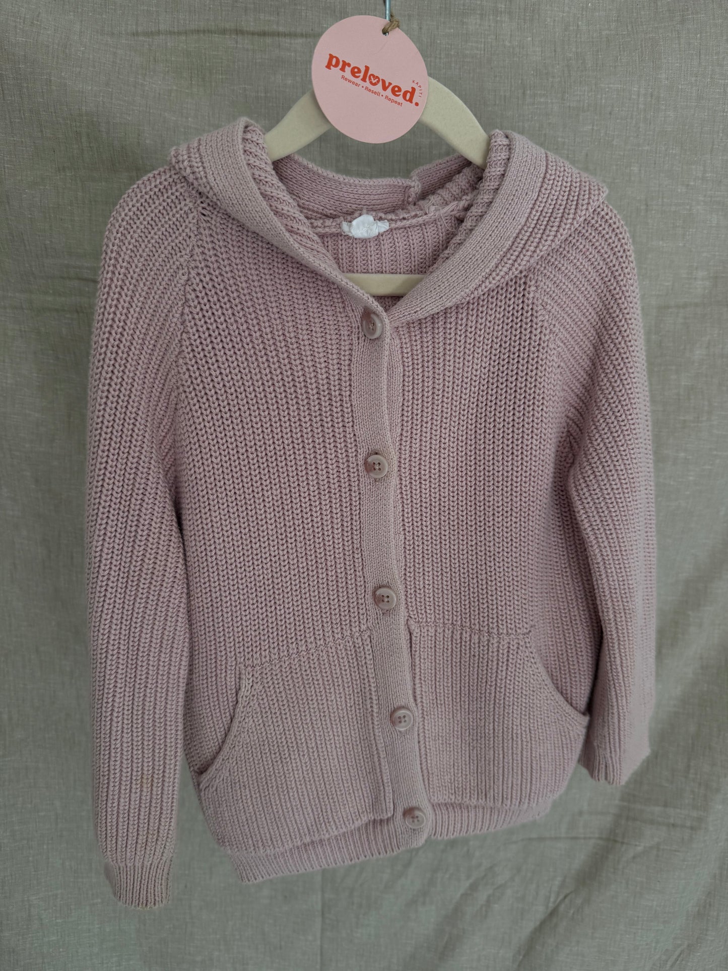 Jamie Kay Pink Knit Hoodie