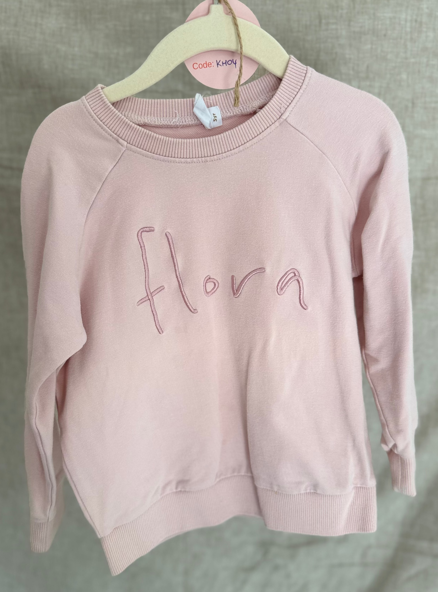 Flora Pink Jumper - Kids