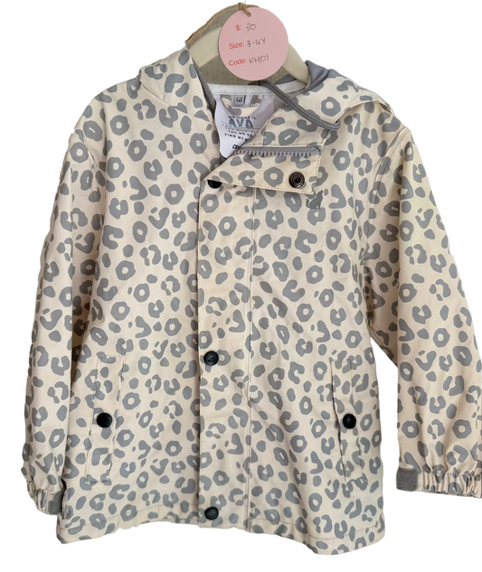 Crywolf Leopard Jacket - Kids 3-4Y