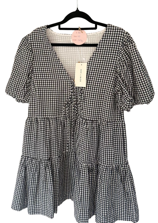 Ivy & Jack Gingham Dress - Size 10