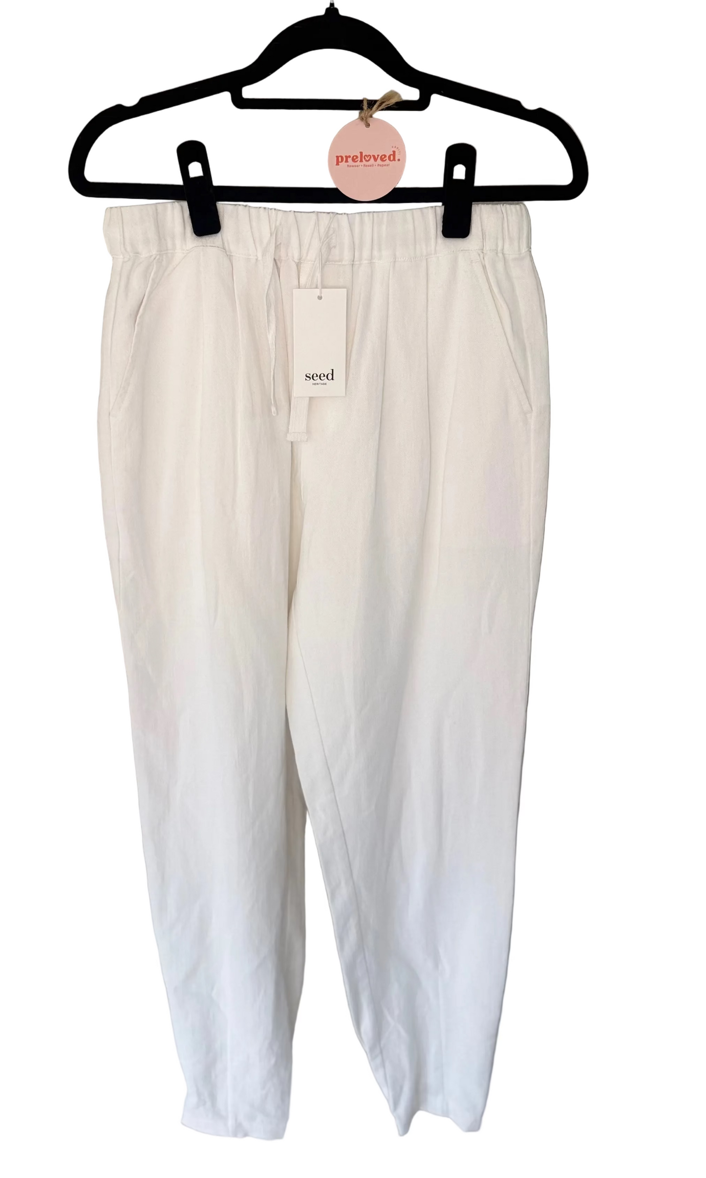 Seed White Pants - Size 8