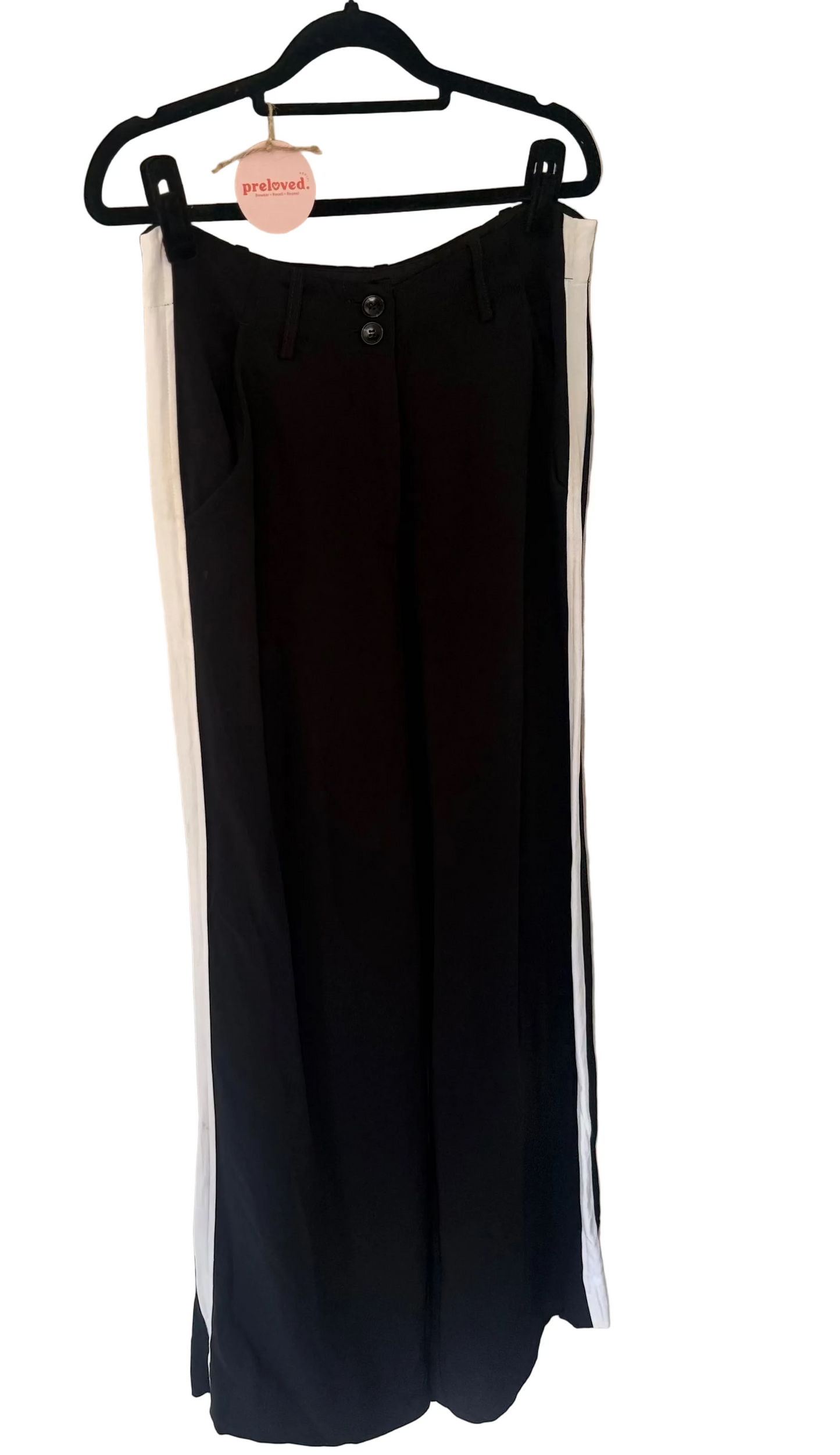 Max Black and White Pants - Size 10