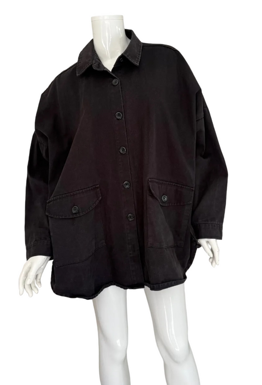 Beiged Denim Jacket - Size S/M