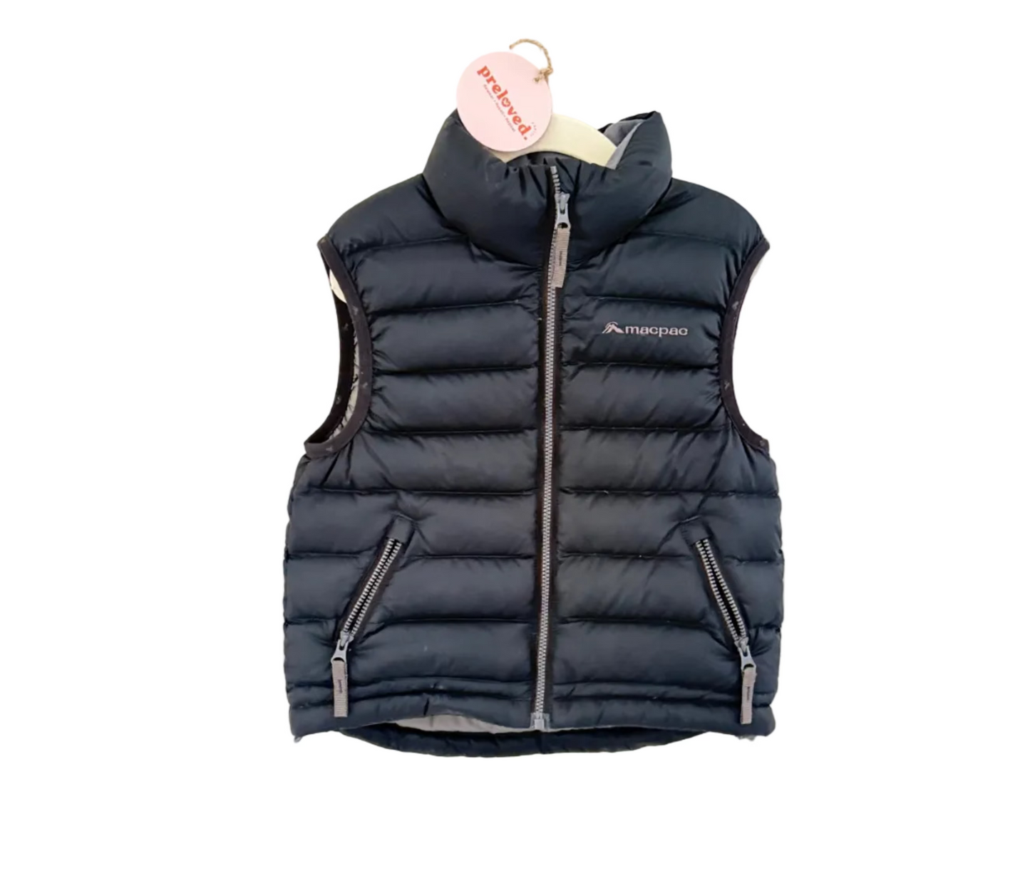 Macpac Black Vest - Size 3